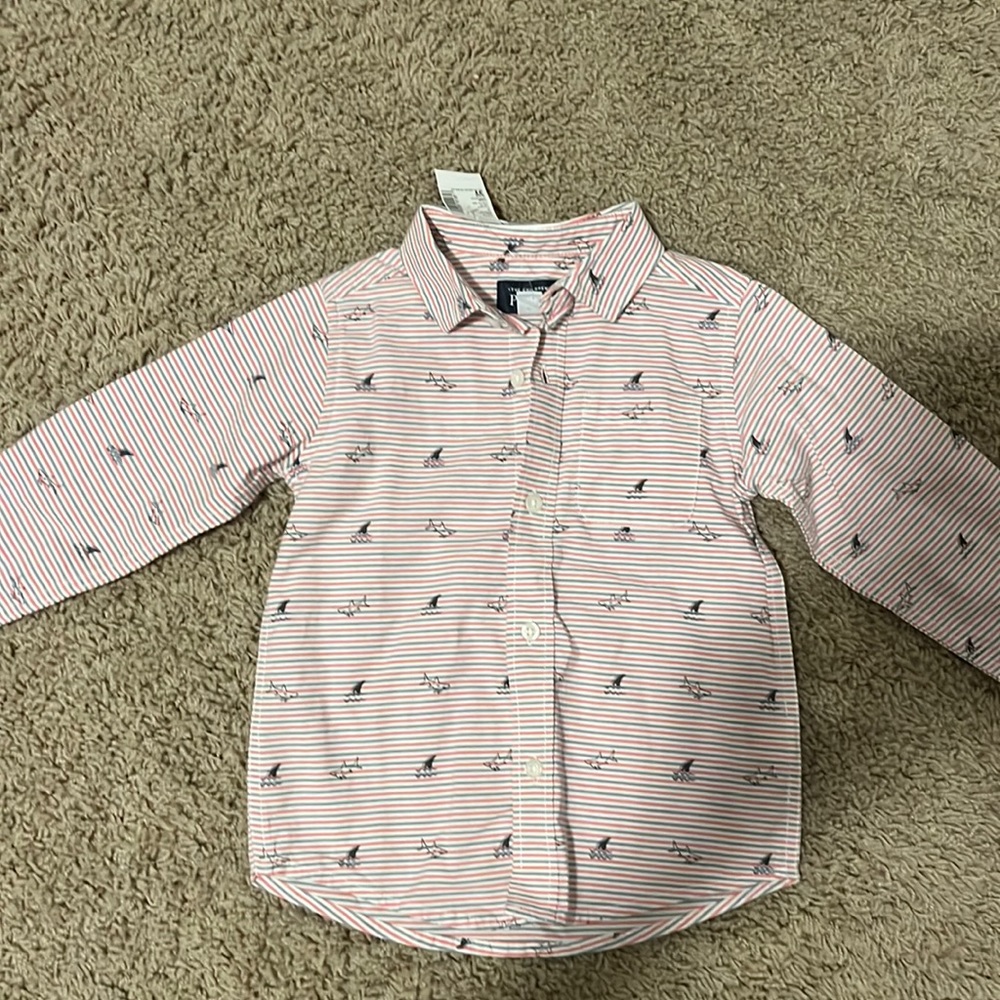 3T Shark Button Down 🦈